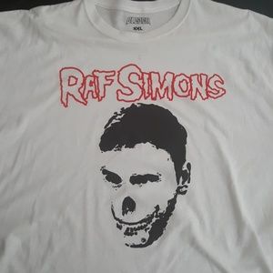 Raf Simon's bleach misfits t shirt